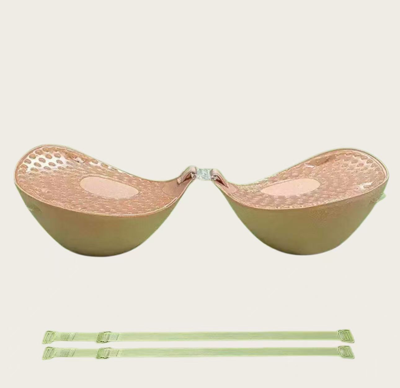 Nude Dome Cup side view with injected bio-adhesive